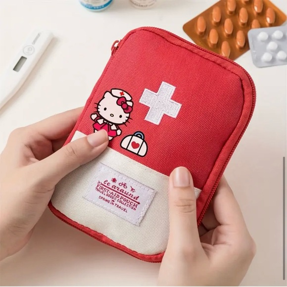 Hello First Aid Sanrio | Storage & Organization | Hello Kitty First Aid Travel Pouch ...